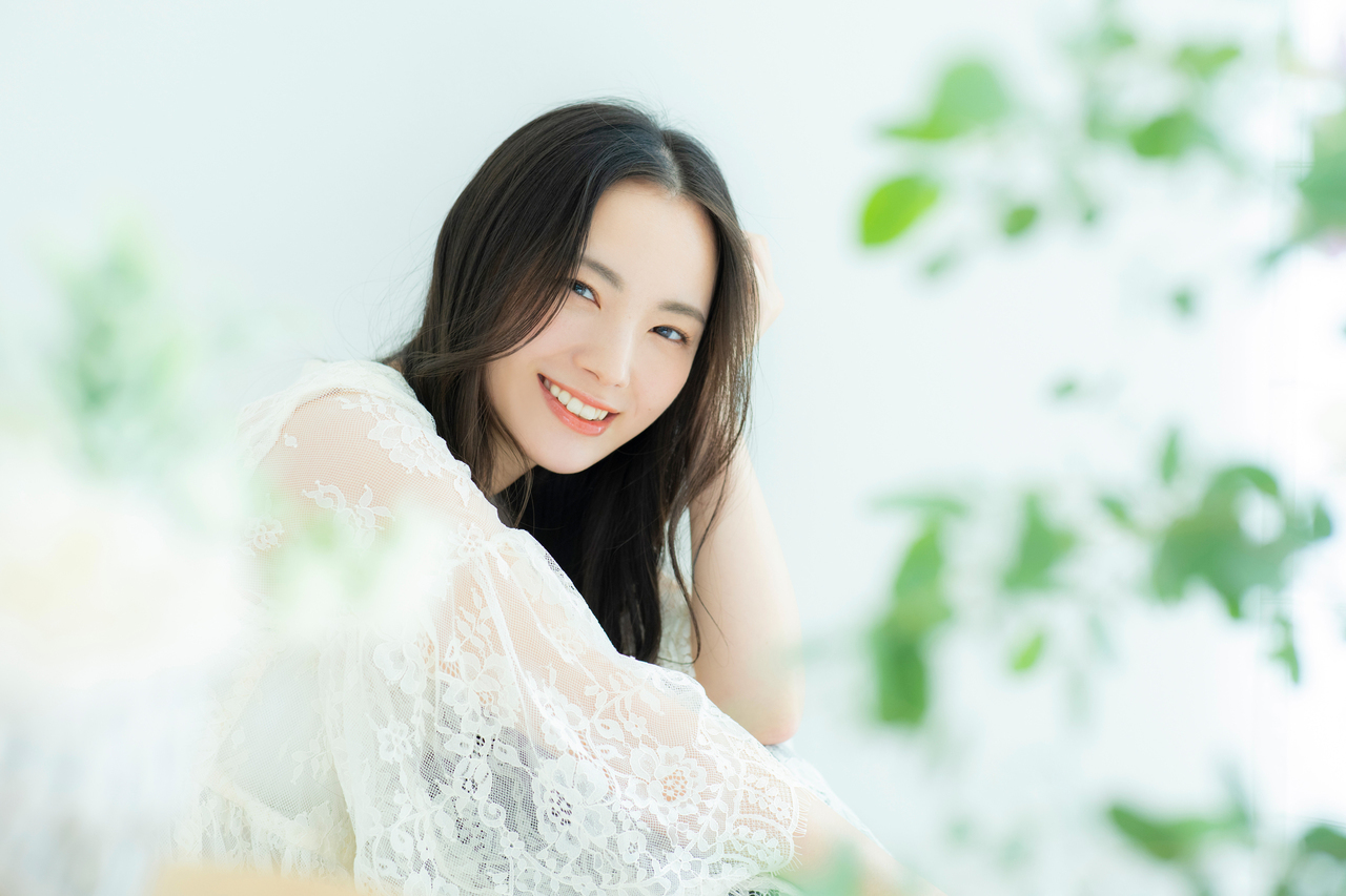 女性の笑顔