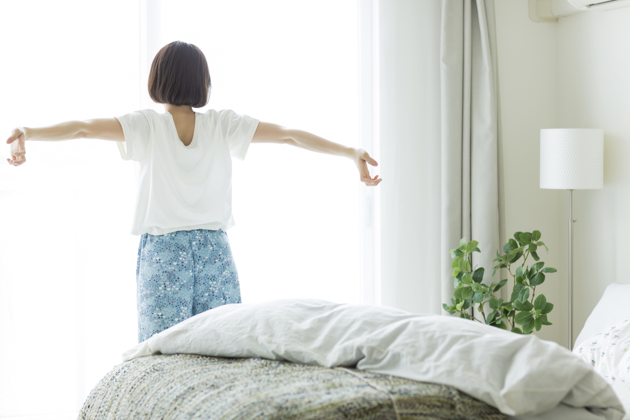 快適そうな女性